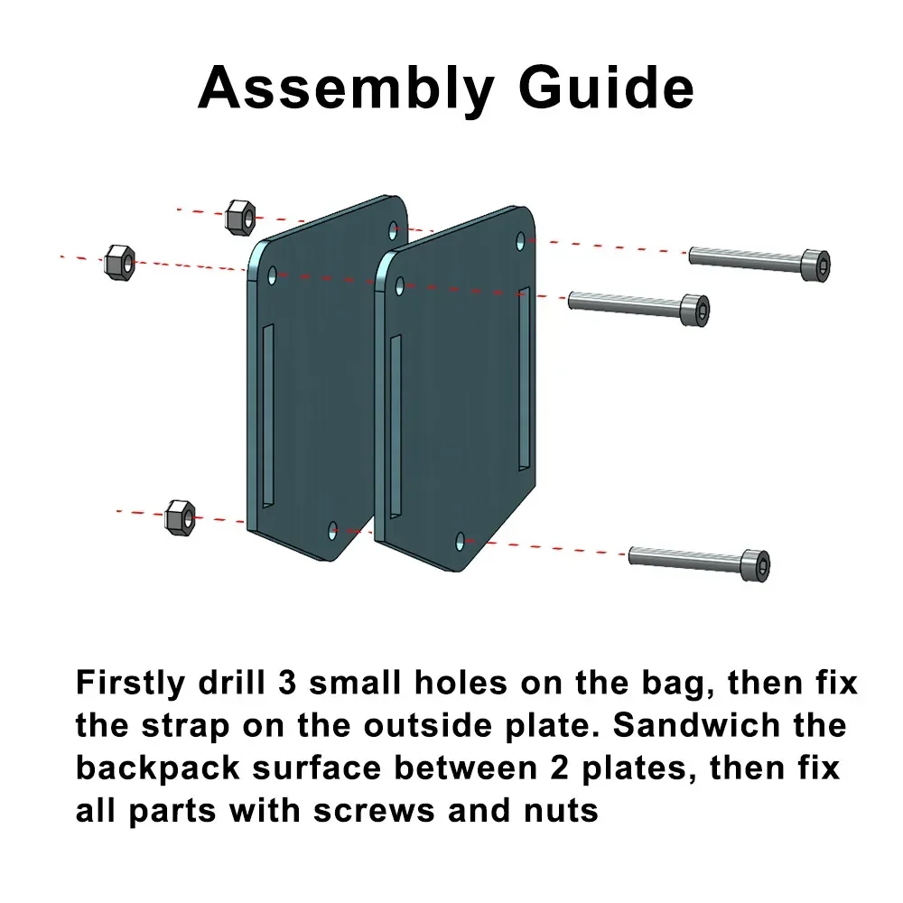 2Sets DIY Drone Bag Backpack H - Drone Racing Flag recension och pris