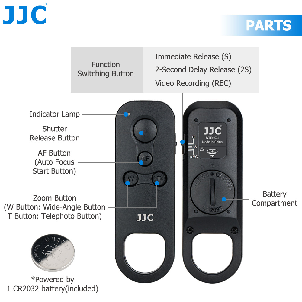 JJC BR-E1 Bluetooth Remote Con - Canon Camera Eos R50 recension och pris