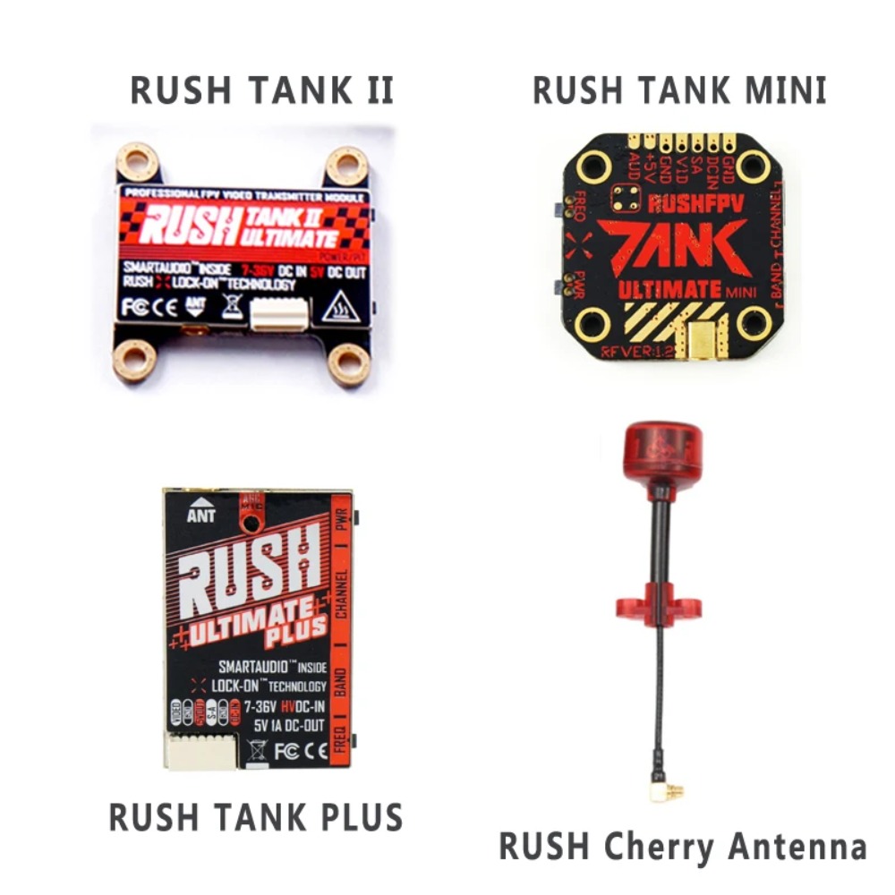 RUSH TANK Ultimate II/Mini/PLU - Drone Racing Vtx recension och pris