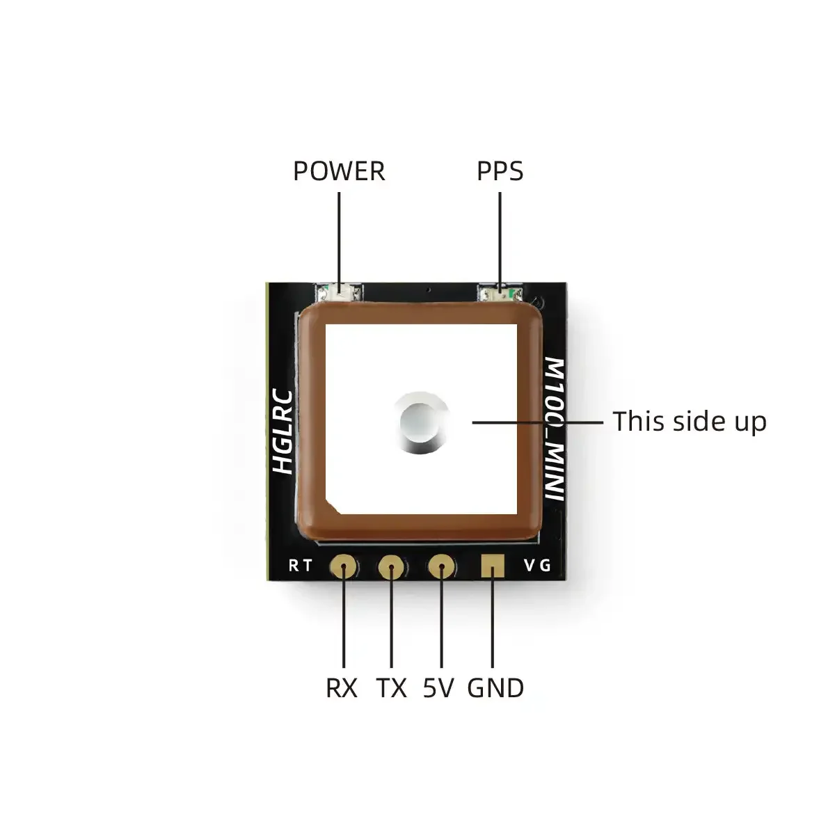 HGLRC M100 Mini GPS Module M10 - Drone Racing Antenna recension och pris