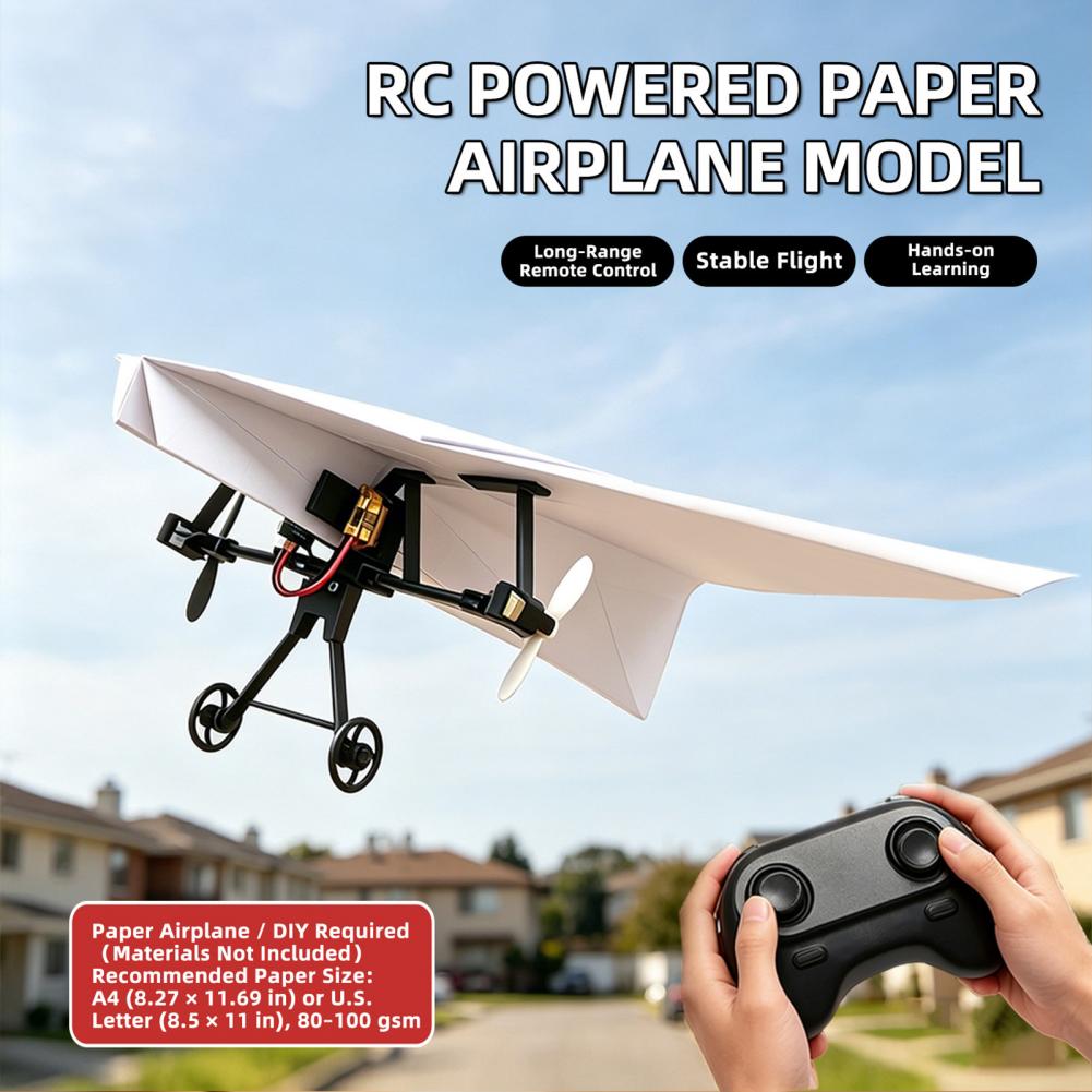 Remote Control Paper Airplane  - Drone Racing Flag recension och pris